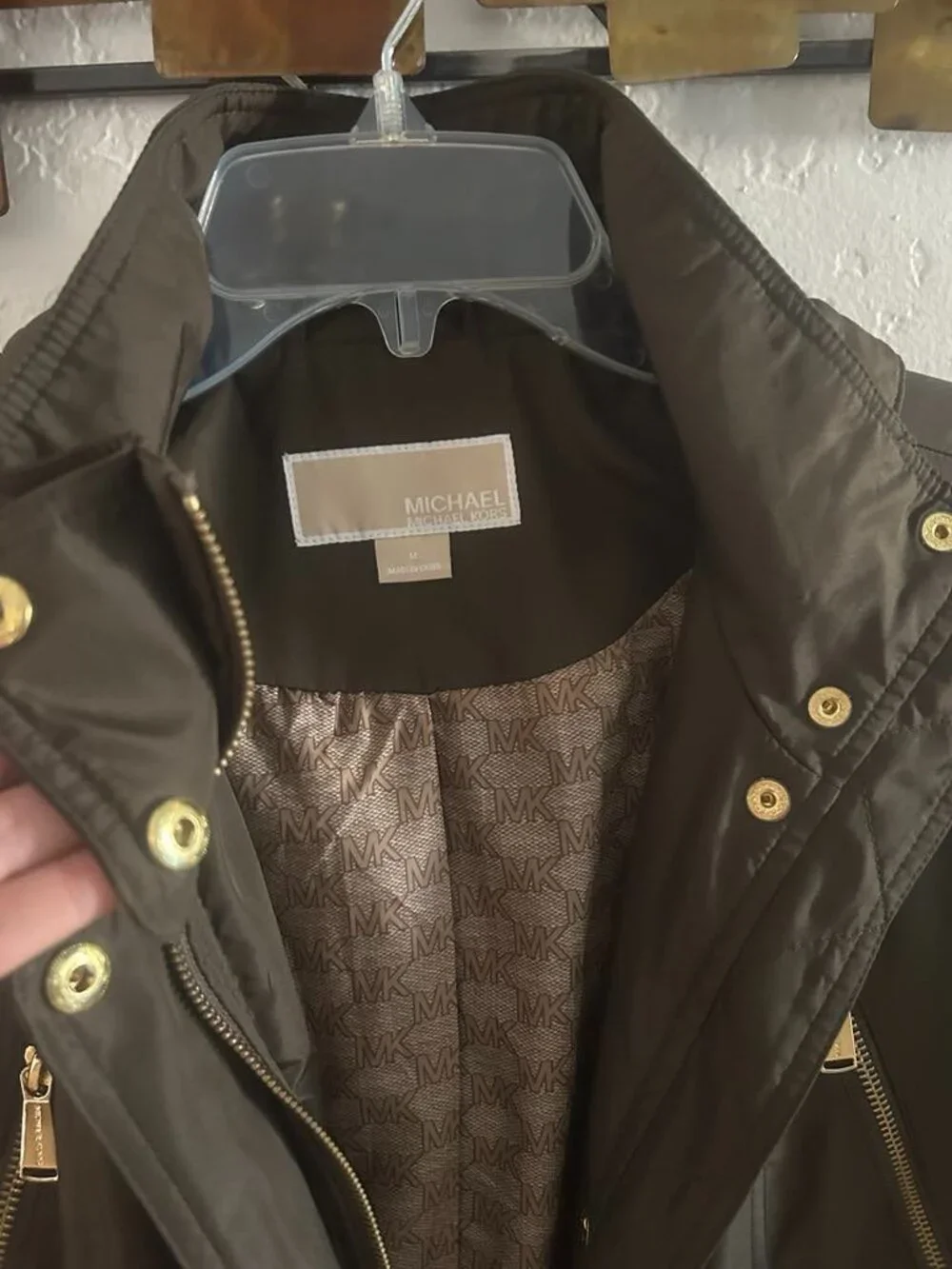 Michael Kors Zipper Logo Jacket M